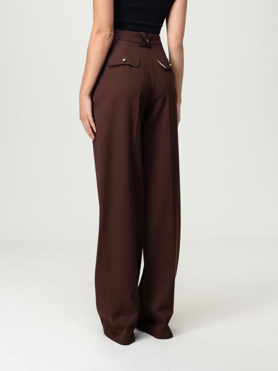 25FW 엘리자베타프랜치 스트레이트 팬츠 PA118 EA3 Burgundy - ELISABETTA FRANCHI