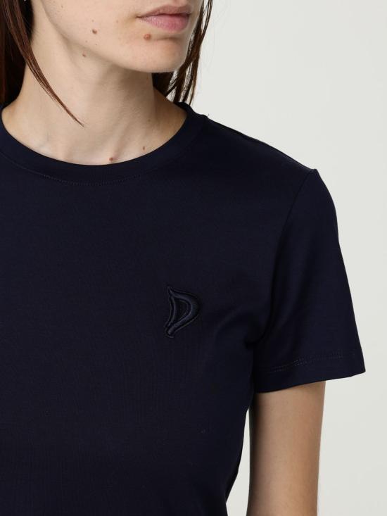 25FW 돈답 반팔 티셔츠 S746JF0271DFZ4 890 Blue - DONDUP