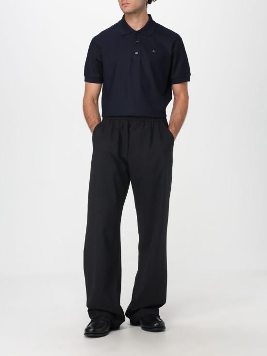 25FW 버버리 메탈 EKD 코튼 폴로 셔츠 8116182 Navy - BURBERRY