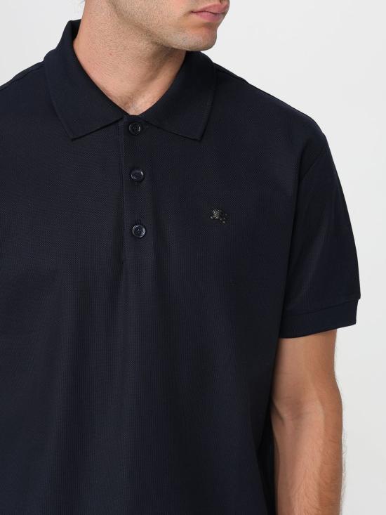 25FW 버버리 메탈 EKD 코튼 폴로 셔츠 8116182 Navy - BURBERRY