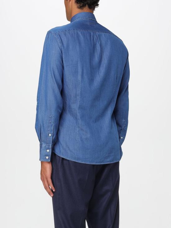 25FW 브루넬로 쿠치넬리 데님 셔츠 MR6831716 C003 Denim - BRUNELLO CUCINELLI