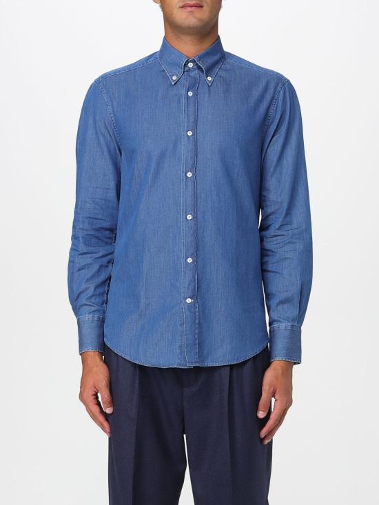 25FW 브루넬로 쿠치넬리 데님 셔츠 MR6831716 C003 Denim