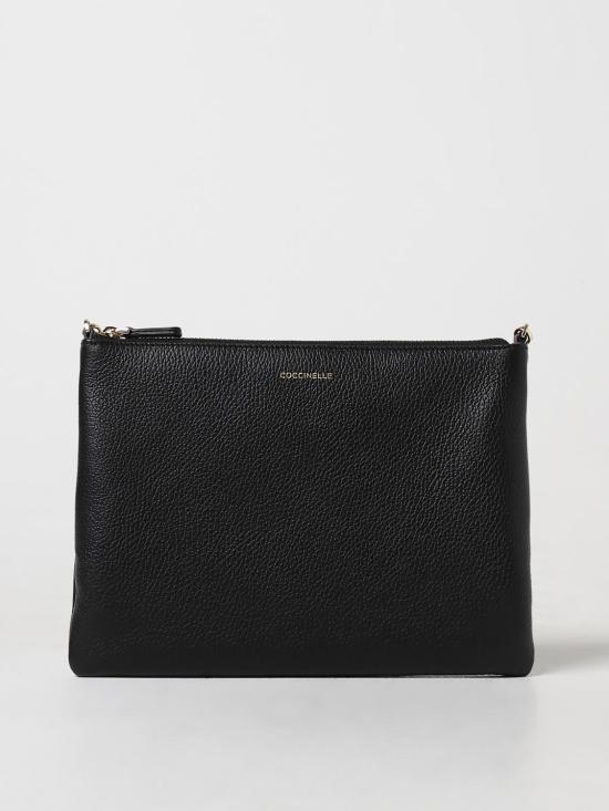 25FW 코치넬리 클러치/파우치 E5MMA55F401 001 Black