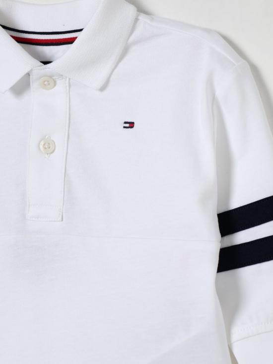 25FW [키즈] 타미힐피거 티셔츠 KB0KB09712 YBR White - TOMMY HILFIGER