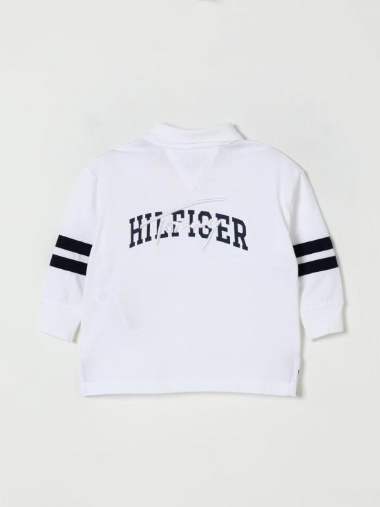 25FW [키즈] 타미힐피거 티셔츠 KB0KB09712 YBR White - TOMMY HILFIGER