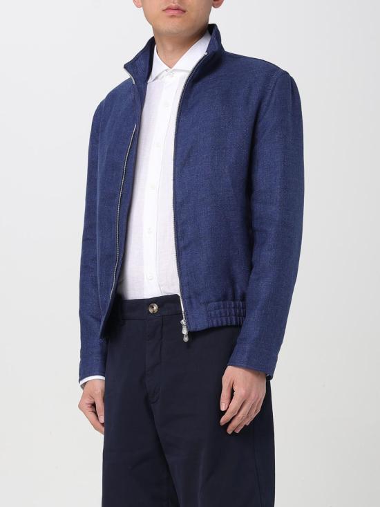 25FW 브루넬로 쿠치넬리 자켓 MW4826509 C802 Blue - BRUNELLO CUCINELLI