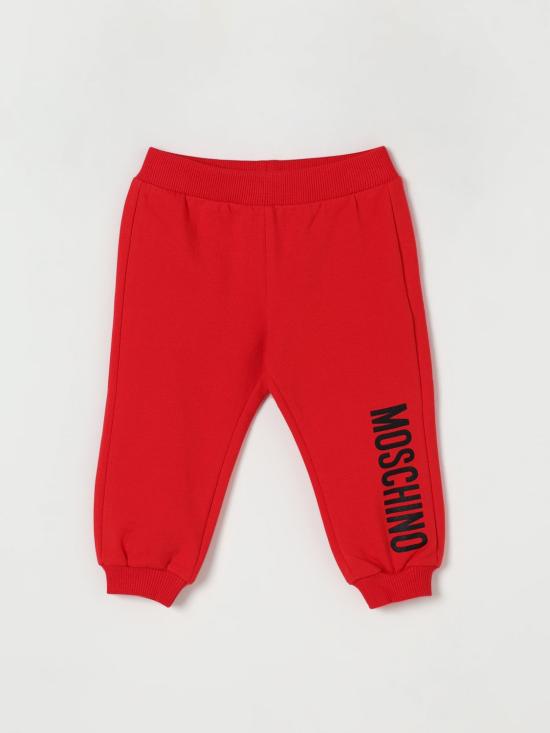 25FW [키즈] 모스키노 팬츠 MUP05QLDA17 50109 Red
