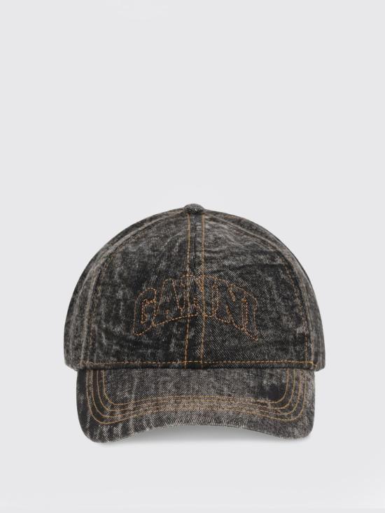 25FW 가니 볼캡 A6921 006 Black - GANNI