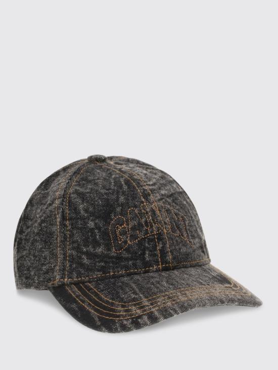 25FW 가니 볼캡 A6921 006 Black