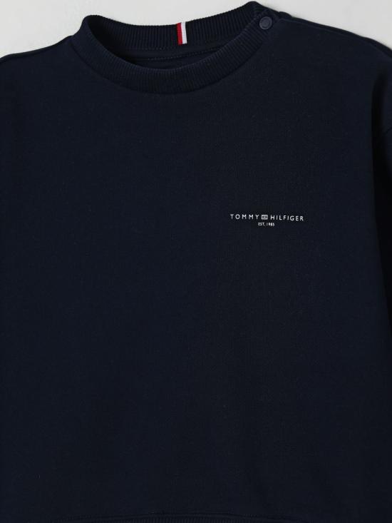 25FW [키즈] 타미힐피거 풀오버 KS0KS00640 C1G Blue - TOMMY HILFIGER