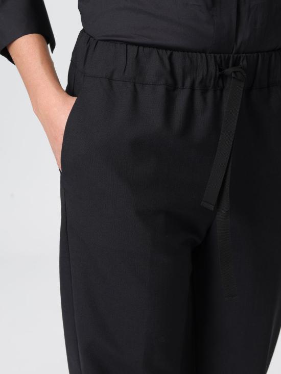 25FW 세미쿠튀르 스트레이트 팬츠 Y5WI35 Y69 Black - SEMI-COUTURE