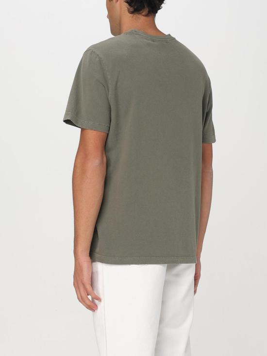 25FW 골든구스 골든 로고 프린트 반팔 티셔츠 GMP01220P00067135479 Olive - GOLDEN GOOSE