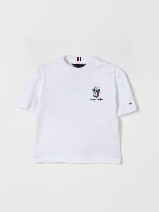 25FW [키즈] 타미힐피거 티셔츠 KB0KB09718 YBR White