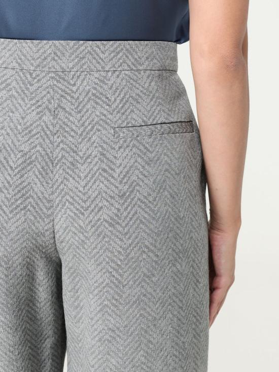 25FW 엠포리오 아르마니 스트레이트 팬츠 EW002232TE15783 F8055 Grey - EMPORIO ARMANI