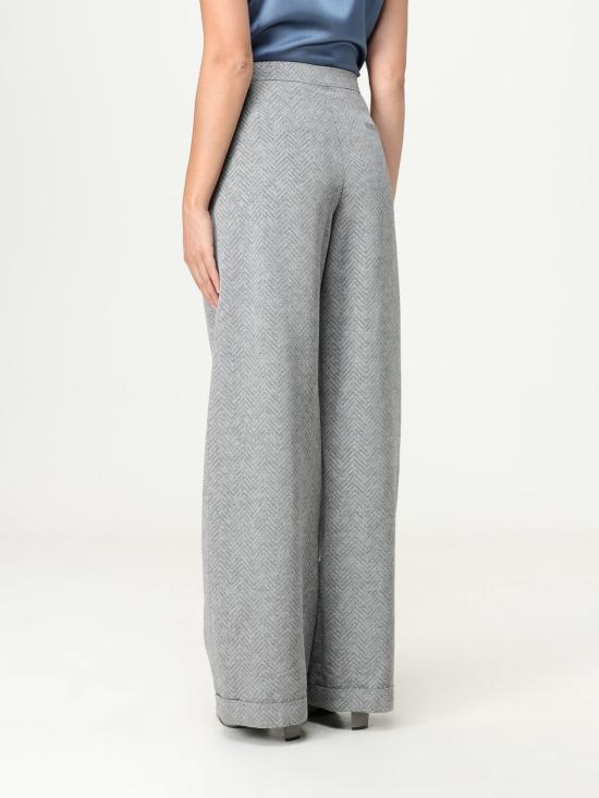 25FW 엠포리오 아르마니 스트레이트 팬츠 EW002232TE15783 F8055 Grey - EMPORIO ARMANI