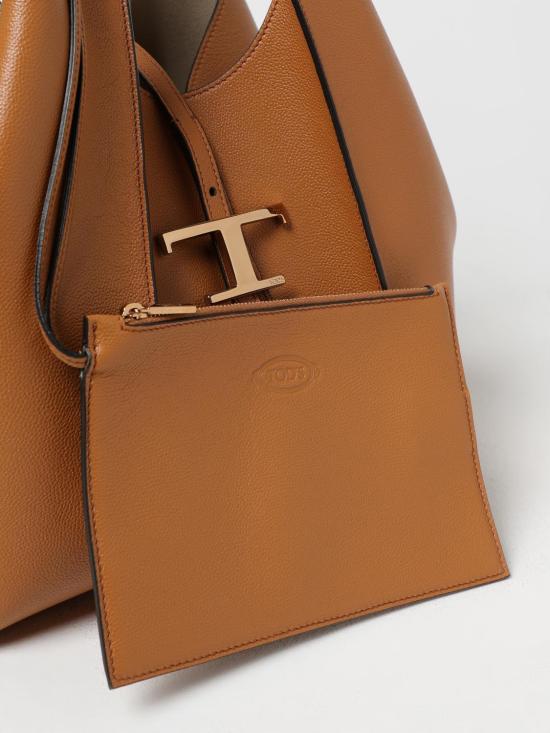 26SS 토즈 T 타임리스 스몰 쇼핑백 XBWTSBA0200Q8E S410 Leather - TODS