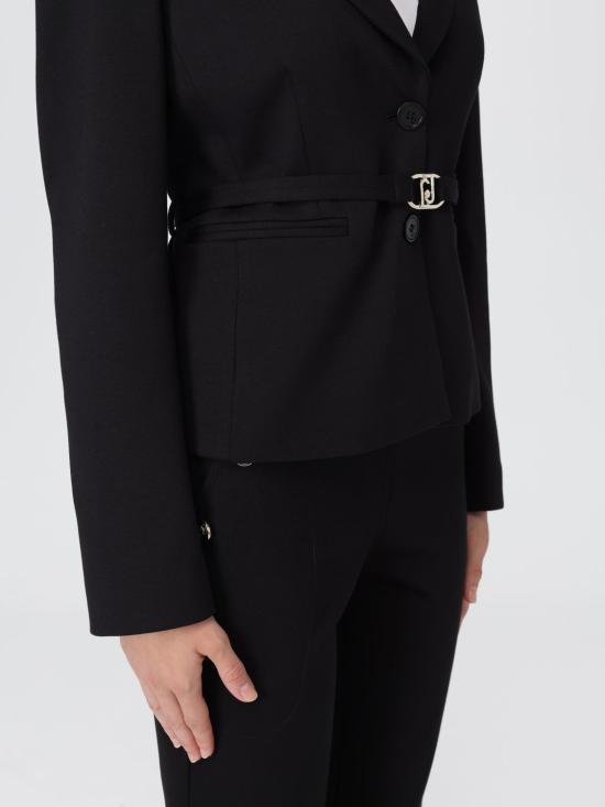 25FW 리우조 자켓 MF5140J9189 22222 Black - LIU JO