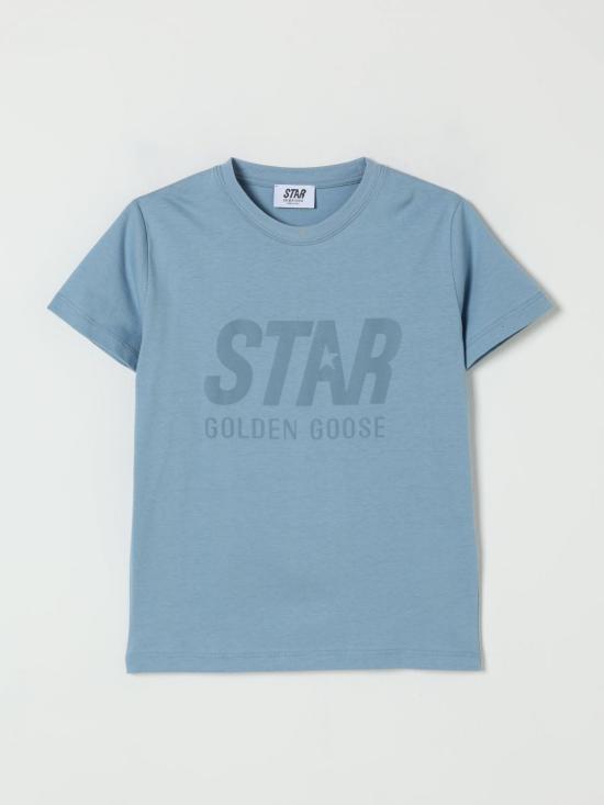 25FW [키즈] 골든구스 티셔츠 GKP01263P00224950813 Blue