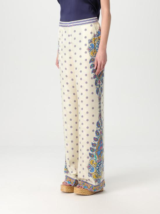 25FW 에트로 팔라초 팬츠 WREA0014AQ115 X0800 Yellow Cream - ETRO