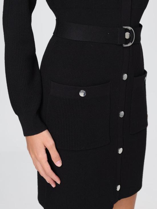 25FW 리우조 롱 원피스 MF5371MS99E 22222 Black - LIU JO