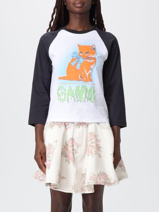 25FW 가니 반팔 티셔츠 T4341 151 White