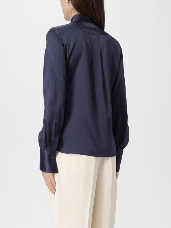 25FW 브루넬로 쿠치넬리 블라우스 MPC59NR516 C7186 Blue - BRUNELLO CUCINELLI