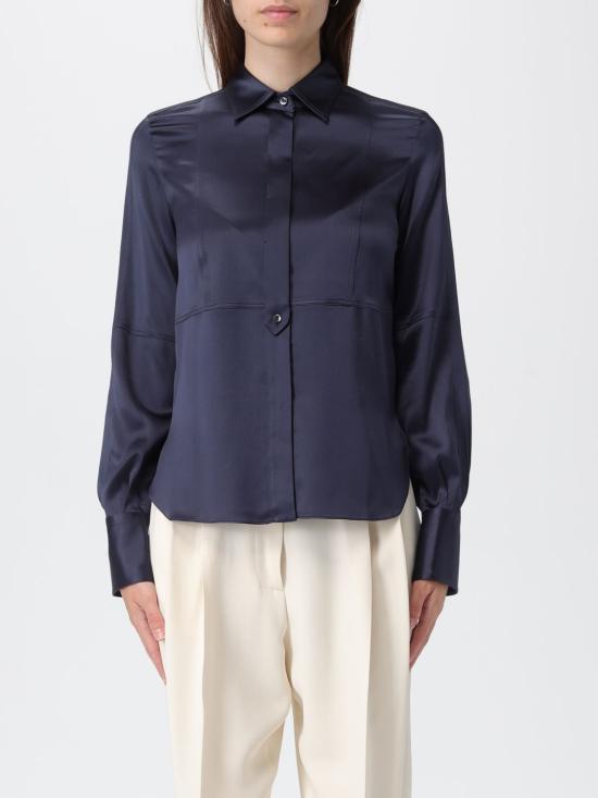 25FW 브루넬로 쿠치넬리 블라우스 MPC59NR516 C7186 Blue