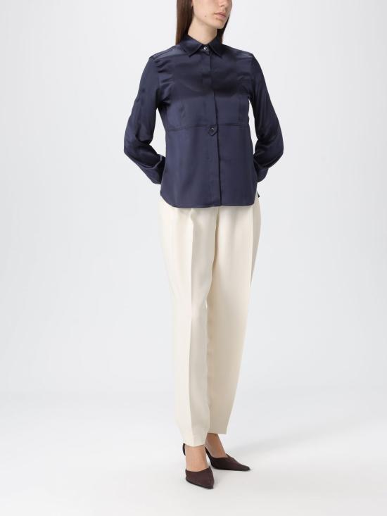 25FW 브루넬로 쿠치넬리 블라우스 MPC59NR516 C7186 Blue - BRUNELLO CUCINELLI