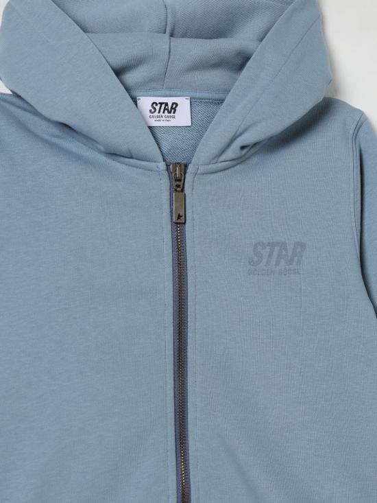 25FW [키즈] 골든구스 풀오버 GKP02484P00224550813 Blue - GOLDEN GOOSE