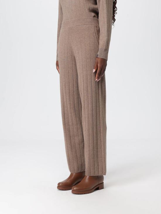 25FW 막스마라 스트레이트 팬츠 2521336029600 002 Beige - MAX MARA