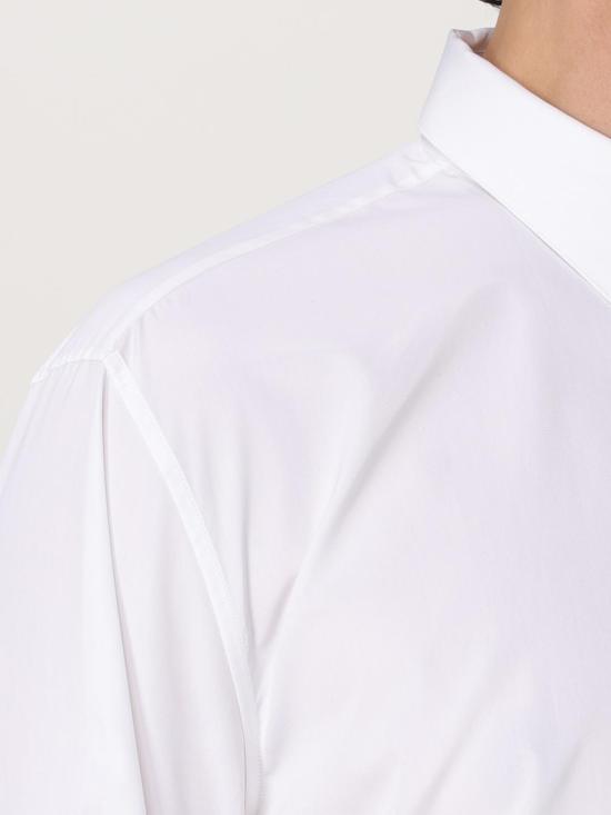 25FW 생로랑 긴팔 셔츠 820803Y271W 9000 White - SAINT LAURENT