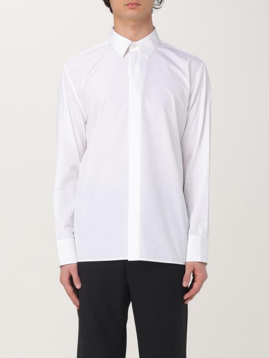 25FW 생로랑 긴팔 셔츠 820803Y271W 9000 White