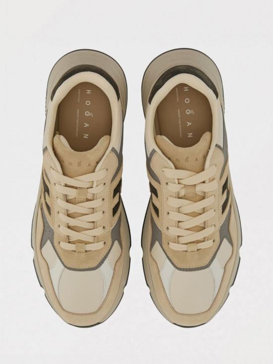 25FW 호간 하이퍼라이트 스니커즈 HXM5630FK70UHV 32TM Beige - HOGAN