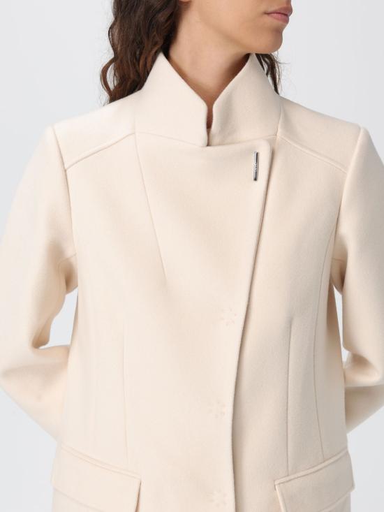 25FW 리우조 코트 MF5119J4873 20304 Yellow Cream - LIU JO