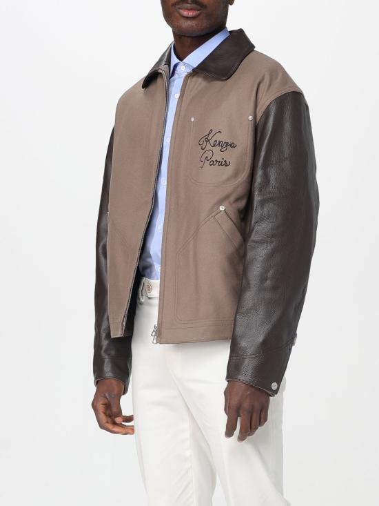 25FW 겐조 자켓 FF68BL1519OH 92 Dove Grey - KENZO