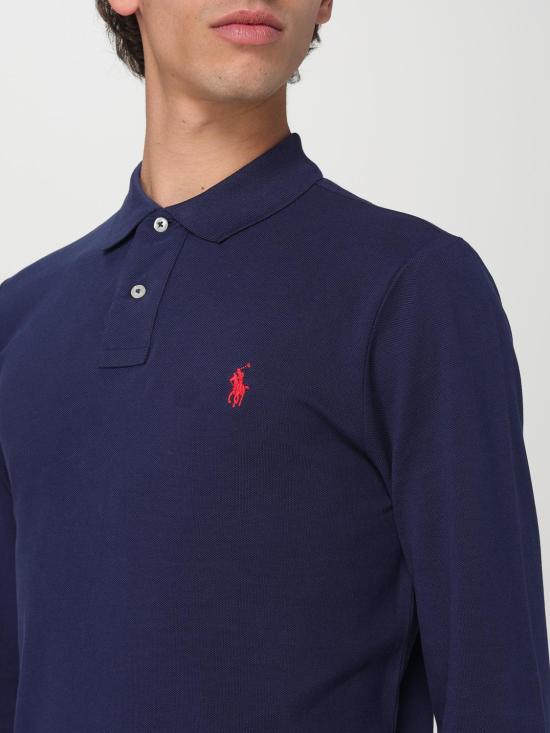 25FW 폴로 랄프로렌 폴로 티셔츠 710681126 038 Blue - POLO RALPH LAUREN