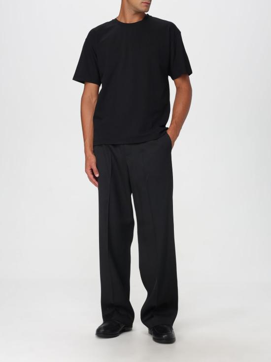 25FW 생로랑 카산드라 피케 티셔츠 781566Y37HC 1000 Black - SAINT LAURENT