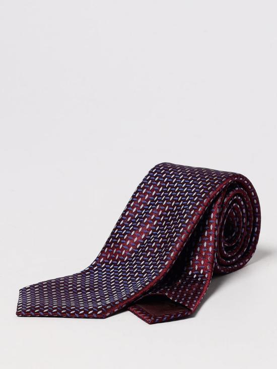 25FW 엠포리오 아르마니 넥타이 EM001344TE16540 F5072 Burgundy