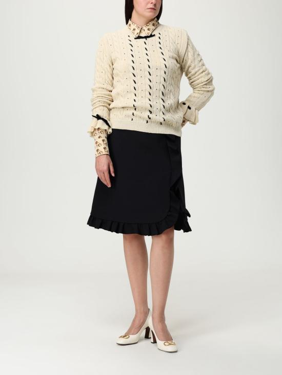 25FW 발렌티노 가라바니 스웨터 7B3KC66Z9K9 ET5 White - VALENTINO GARAVANI