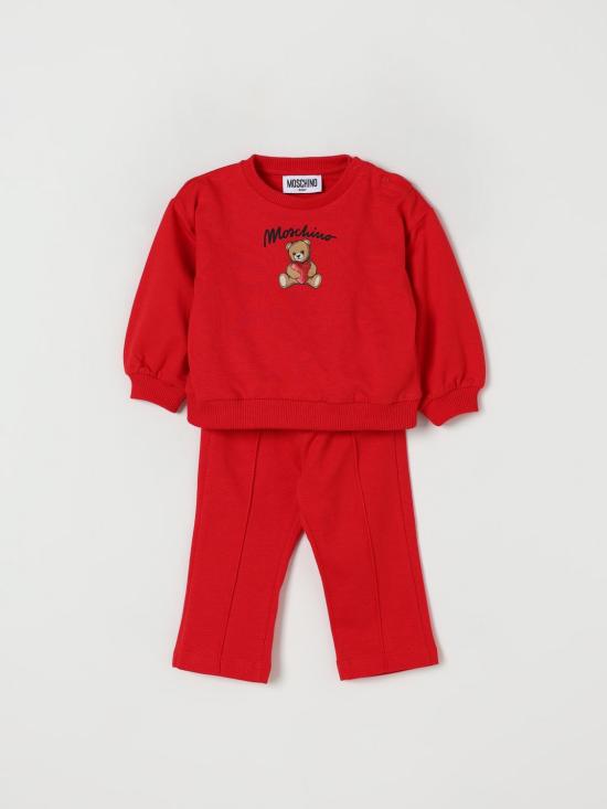 25FW [키즈] 모스키노 오버롤 MDK03DLCA40 50109 Red