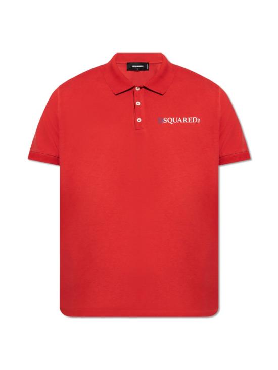 25FW 디스퀘어드2 폴로 티셔츠 S71GL0046S22743307 Red
