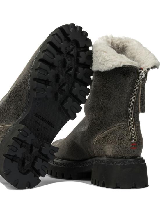 25FW 할마네라 부츠 RAMA27WAVIREX TAUPE WOOL ECROU BROWN - HALMANERA