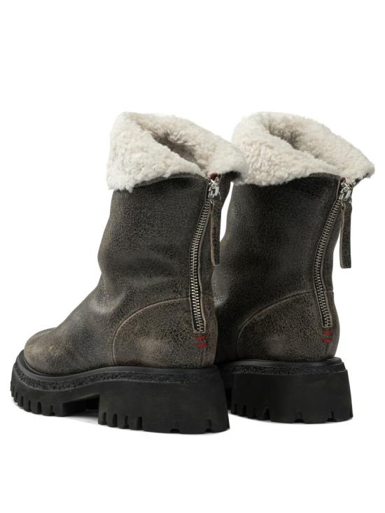 25FW 할마네라 부츠 RAMA27WAVIREX TAUPE WOOL ECROU BROWN - HALMANERA