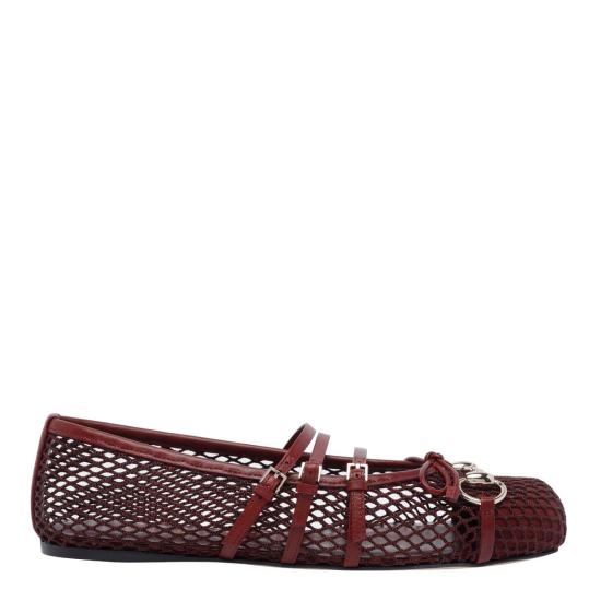 25FW 구찌 홀스빗 플랫 슈즈 835077FAEQZ6207 RED