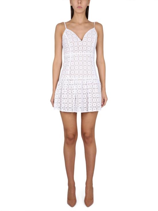 마이클 코어스 숏 원피스 MS381N18BK 100WHITE White