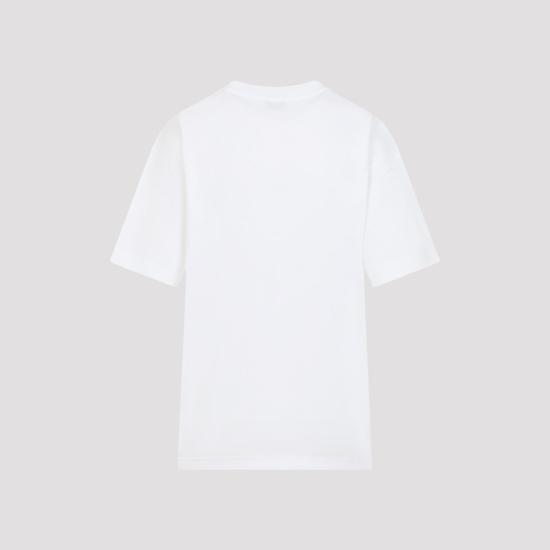 25FW 모스키노 반팔 티셔츠 252D0713 5441 White - MOSCHINO