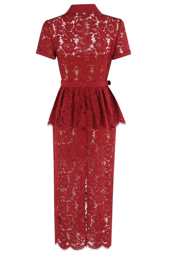 25FW 셀프 포트레이트 원피스 PF25006MBBU 097 Red - SELF PORTRAIT