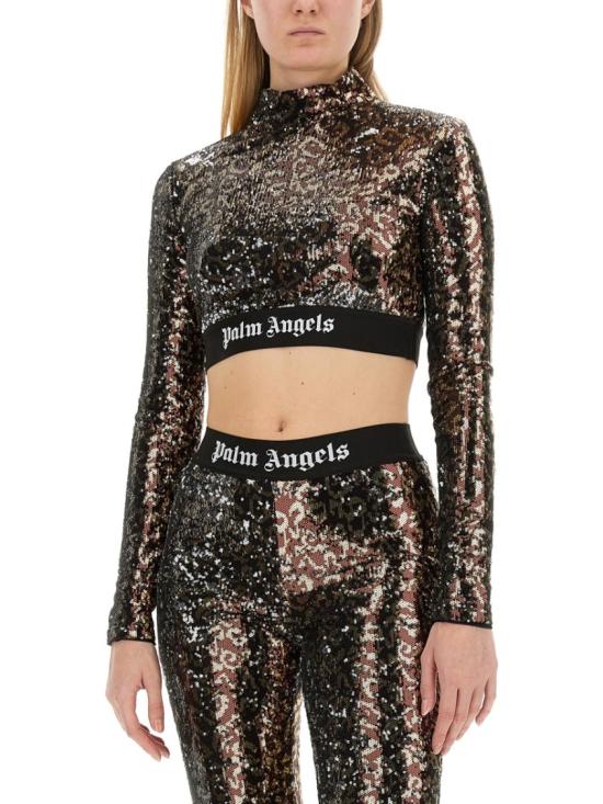  팜앤젤스 트레이닝 티셔츠 PWAB038 F23FAB0016010 Black - PALM ANGELS