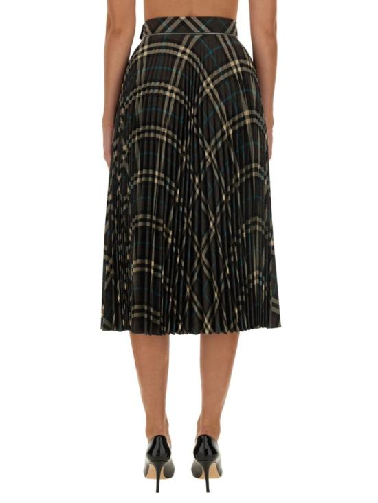  버버리 스퀘어 스커트 8093010 C1213 Black - BURBERRY