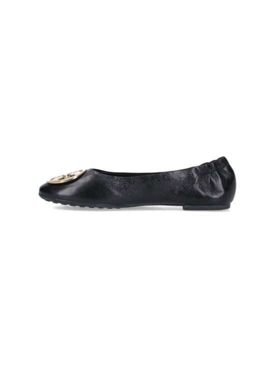 25FW 토리버치 클레어 발레 플랫 147379001 Black - TORY BURCH